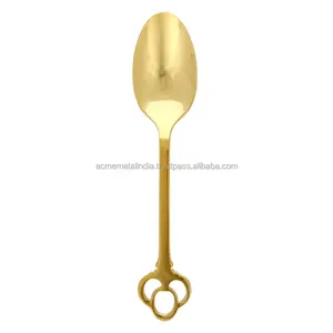Ensemble de couverts en acier inoxydable doré Revêtement PVD Vaisselle élégante Vaisselle Ustensiles de cuisine Couverts de qualité à bon prix - Product Image 4