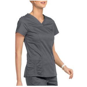 Conjunto de Uniforme Médico Personalizado Antiarrugas Elástico para Hospital para Enfermeras, Talla Grande, Cómodo, Tejido para Médicos que Usan Hijab - Product Image 5