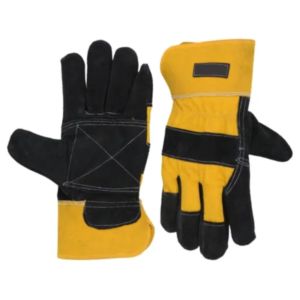 Gants de travail en cuir de vachette de qualité supérieure de haute qualité Gants de gréement de sécurité pour la protection du corps des mains - Product Image 1