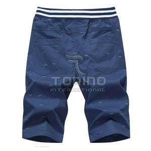 Shorts de plage décontractés pour hommes 2025 – Tissu en toile 100 % coton, séchage rapide, haute qualité, personnalisables, motif uni, fermeture à cordon de serrage - Product Image 2