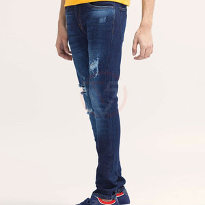 Pantalon en jean respirant pour homme, coupe classique, design tendance, lavé, faible MOQ, sur mesure, vente en ligne en gros - Product Image 3