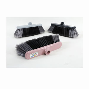 Tête de balai en plastique PP durable, brosse de nettoyage de sol colorée pour la maison et le jardin, balais et pelles à poussière en gros - Product Image 4