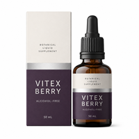 Extrait liquide de Gattilier (Vitex) avec Vitamine B6 et Mélisse pour l'équilibre de l'humeur et le soulagement du stress – Gouttes pour la santé féminine – OEM