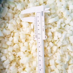 Cubes d'oignons surgelés de qualité supérieure pour l'approvisionnement en vrac Cubes d'oignons surgelés idéaux pour la transformation des aliments et les restaurants - Product Image 1