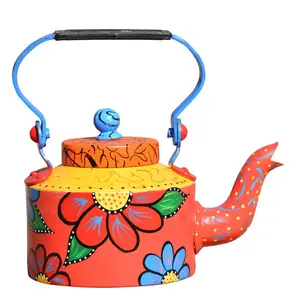 king international Hot Selling Products Cast Iron Water Kettle Vintage Enamel Kettle Teapot With Different Color