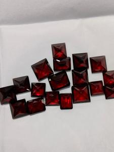 Natural Red Garnet Faceted Calibrated Size Mix Shape Gemstone for Jewelry Making mm Size Pyrope Garnet Almandine Garnet