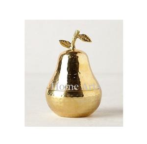 Serveur à noix en aluminium martelé avec couvercle, design ananas, qualité supérieure, couleur or, pour fruits secs et noix - Product Image 3