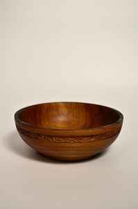 Lot de 2 bols de cuisine jetables en bois de sheesham de 5 pouces, bols de service polyvalents en brun pour soupe de salade du désert et nouilles - Product Image 3