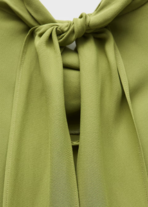 Français élégant bureau dame été Satin robe femmes Sexy en mousseline de soie dentelle fendue manches robe beau Style féerique - Product Image 1