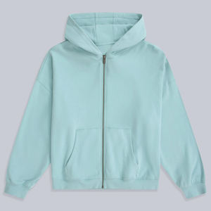 Sweat à capuche GSM 420 à épaules tombantes surdimensionnées de haute qualité avec logo personnalisé Sweat à capuche lourd 80% coton 20% polyester doublé polaire pour femmes - Product Image 1