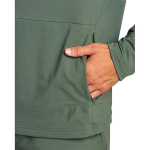 Wholesale Blank <b>Plain</b> Pullover <b>Hoodie</b> With Zipper Pockets on the Side Cotton <b>Hoodie</b> <b>For</b> <b>Men</b> Good Price - Product Image 5