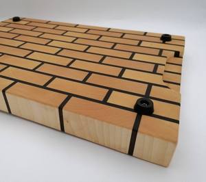 La mejor tabla de cortar rectangular de madera con mango 12mm de espesor Durable Apto para lavavajillas - Product Image 2