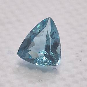 100% Piedra preciosa suelta triangular facetada de apatita azul claro Natural Certificada a precios al por mayor de alta calidad Gemas listas para enviar - Product Image 4
