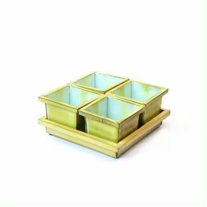 Jardinière décorative pour la maison et le jardin Jardinières décoratives de qualité exclusive Pots Pots d'herbes de couleur jaune à prix compétitif - Product Image 1