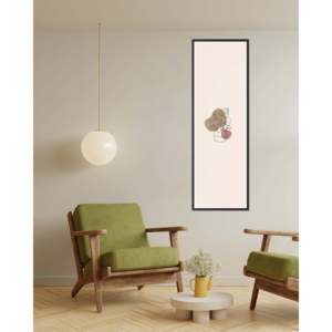 50 X 150 cm <b>Black</b> Wood-Effect Poster <b>Frame</b> Pine Wood Picture <b>Frame</b> with Square Pattern <b>A1</b> A2 A3 A5 Sizes Available - Product Image 2
