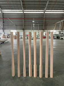 Balaustre de escaleras de madera maciza moderno de primera calidad, respetuoso con el medio ambiente, Color personalizado, duradero, de alta calidad, para diseño de interiores de villas y hoteles - Product Image 6
