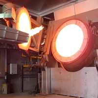 Energiesparender Induktionsofen zur Blei-Säure-Batterieschrottverarbeitung, Kernkomponente für Metallrückgewinnung, 380V, 500kg/h, Legierungsmetall