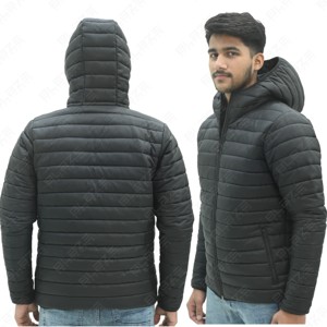 Chaquetas aislantes personalizadas de alta calidad OEM 2025 para hombre, chaqueta acolchada cálida a prueba de viento, chaqueta acolchada ligera para senderismo - Product Image 1