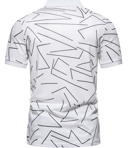 Casual Men's <b>T</b>-<b>Shirt</b> <b>Half</b>-<b>Sleeved</b> for Polo <b>Shirt</b> Lapel Plus Size XL Colored Knitted Fabric Woven Summer Print Customized Options - Product Image 2