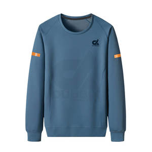 O-Neck Oversize Sweat Hommes Vêtements À Manches Longues Coton Polyester Fait Hoodies & Sweatshirts pour Homme - Product Image 1