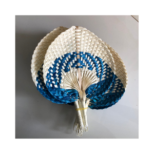 Ventilador de mano de bambú grande decorativo de alta calidad, ventilador de mano de bambú artesanal de Vietnam Mini - Product Image 2