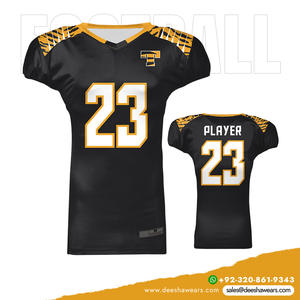 Uniformes de equipo de fútbol americano duraderos para hombres de sarga de aparejos para práctica de entrenamiento y partidos competitivos - Product Image 3