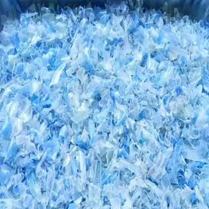 Recycled PET Flakes/Scraps Transparent/Blue/Green From Post-Consumer PET Bottles Cheap price