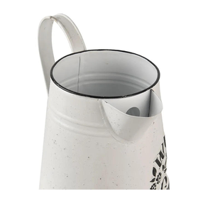 กระป๋องน้ำชุบสังกะสีสำหรับบ้านและสวนหม้อต้มน้ำสำเร็จรูปสีขาวดีไซน์โดดเด่น - Product Image 5