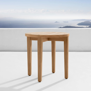 Meubles de table basse en bois de teck écologique avec un style moderne et contemporain pour une utilisation intérieure ou extérieure - Product Image 5