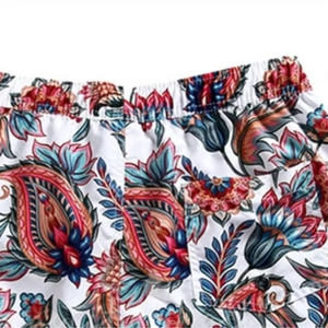 100% Cotton Summer Jogger <b>Shorts</b> for Men Casual Fitness Exercise Beach Wear Breathable Fashion Print Design OEM Service - Product Image 5