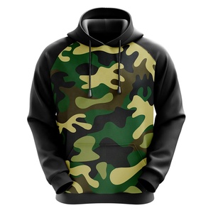 Breathable UV Protection Unisex Hoodies & Sweatshirts New Printed Cotton Polyester <b>Camouflage</b> Sublimation - Product Image 1