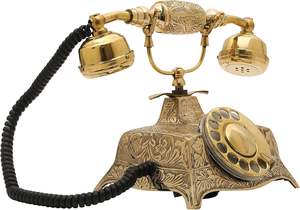 Teléfono de esfera giratoria funcional, mesa de Metal única, teléfono decorativo, regalo elegante para Shopeace decorativo elegante - Product Image 4