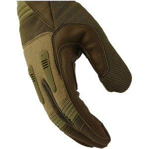 Gant tactique plein doigt extérieur pour tir équitation cyclisme Paintball moto Fitness gants en cuir véritable du Pakistan - Product Image 3