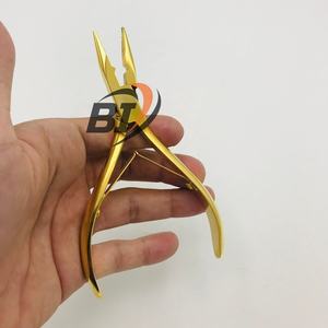 Pinzas de Acero Inoxidable con Baño de Oro para Extensiones de Cabello, Pinzas de Microperlas, las Más Vendidas para Extensiones de Cabello Humano - Product Image 5