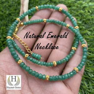 สร้อยคอพลอยเทอร์ควอยซ์หยกเจียระไนขนาดเล็กทำด้วยมือลูกปัดทางศาสนาที่ทันสมัยลูกปัดธรรมชาติ - Product Image 4