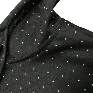 เสื้อฮู้ดดี้ผู้ชายแบบซิปเต็มตัว ลายเรียบ ปักลายเพชร ดีไซน์ดิจิทัลสั่งทำพิเศษ สไตล์ลำลองใส่ได้ทุกวัน ทรงปกติ แฟชั่นใหม่สำหรับฤดูหนาว - Product Image 4