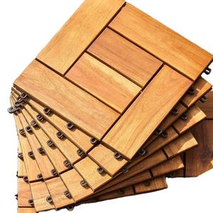 Carreaux de terrasse en bois d'acacia antidérapants imperméables pour l'extérieur - Product Image 5