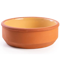 Bol de service de style américain, design unique et tendance, fabriqué en argile, respectueux de l'environnement, adapté aux aliments, taille personnalisée, couleur naturelle