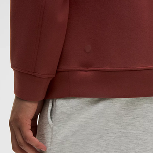 Sweat à capuche surdimensionné personnalisé poche kangourou cachée couleur unie 100% coton anti-rétrécissement tissu hiver mode pull imprimé - Product Image 6