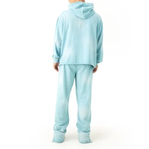 Conjunto Deportivo Casual Personalizado de Primavera, Estilo Sólido, Lavado Ácido, Sudadera y Pantalones Jogger, Unisex, Ropa Urbana, Gimnasio, Corte Regular, Moda - Product Image 2