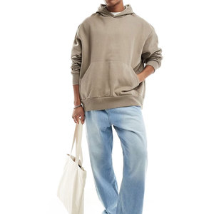 Sweat à capuche surdimensionné délavé à l'acide conçu sur mesure pour les hommes - Product Image 3