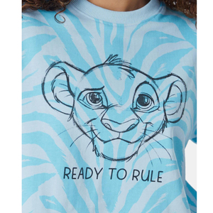 Sudadera corta con estampado del Rey León para mujer, ropa de calle transpirable con logotipo personalizado, ropa exterior de invierno, hombros caídos tipográficos - Product Image 6