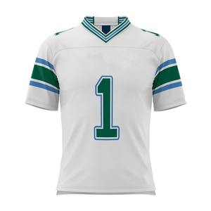 Maillot de football américain à séchage rapide de qualité supérieure avec impression de logo personnalisé et maillot de football américain respirant - Product Image 1