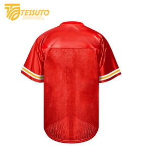 Vêtements de sport imprimés partout Chemises de football classiques vintage Maillot de football personnalisé T-shirt de football à col en V pour hommes - Product Image 6