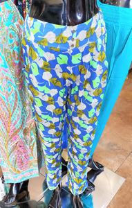 กางเกงเอวยางยืดสำหรับผู้หญิง, กางเกงไซส์พิเศษสไตล์ฤดูร้อนเอวขนาดกลางแบบปรับแต่งได้ระบายอากาศได้ออกแบบด้านหน้าเรียบพิมพ์ลายทันสมัย - Product Image 3