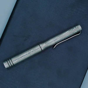 Bolígrafo de Damasco Hecho a Mano, con Logotipo Personalizado, Regalo de Lujo, Bolígrafo con Caja de Madera, Alta Calidad - Product Image 1