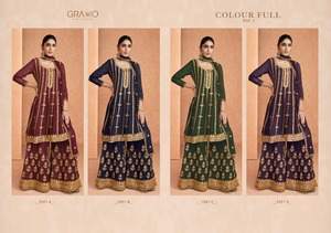 ชุดกีฬาแบบอินเดียและปากีสถาน ดีไซน์กางเกงกีฬาแบบกูรารา ดีไซน์ชุดส่าหรีแบบปัญจาบสำหรับสาวๆ ชุดส่าหรีแบบเซ็กซี่ ดีไซน์คอเสื้อแบบกีฬา ชุดกีฬาแบบกูราราสำหรับผู้หญิง ชุดเดรสแบบเซ็กซี่ ซื้อที่ร้านรอยัล - Product Image 6