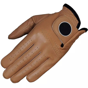 2025 Gants de golf gaucher haut de gamme les plus vendus Logo personnalisable Qualité élégante en cuir Cabretta véritable - Product Image 2