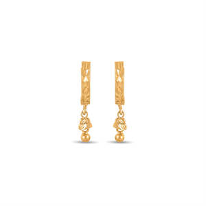 ต่างหูห่วงโอปอลมุกชุบทองคำ 14k โรเดียม ประดับเพชรและเพทาย - Product Image 2