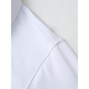 Polo décontracté à manches courtes pour hommes d'affaires noir uni impression personnalisée broderie logo sport golf - Product Image 5